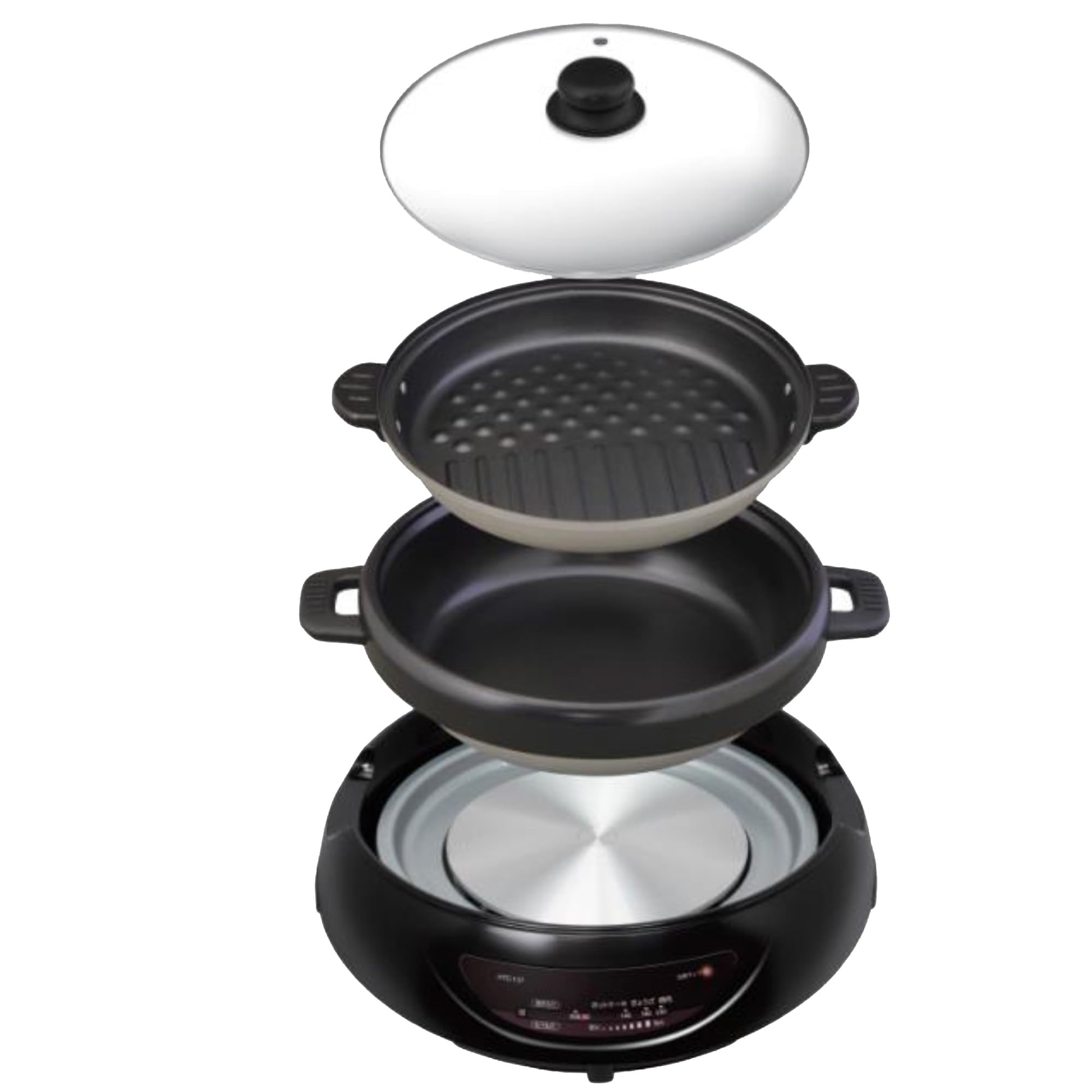 Amazon | [東京Deco] グリルなべ ホットプレート 脱着式 2枚プレート